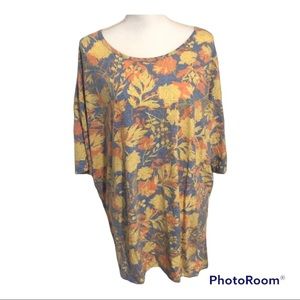 LuLaRoe Irma top in beautiful fall pattern